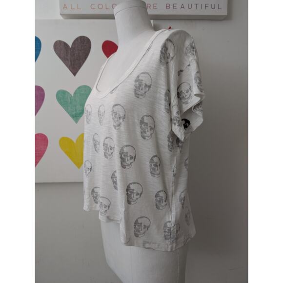 Chrldr modal skull tee - Picture 2 of 10